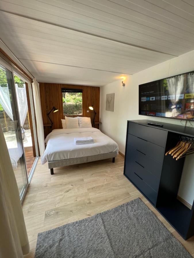 מרויי Superbe Cabane Jacuzzi Jardin Clim Wifi Parking מראה חיצוני תמונה