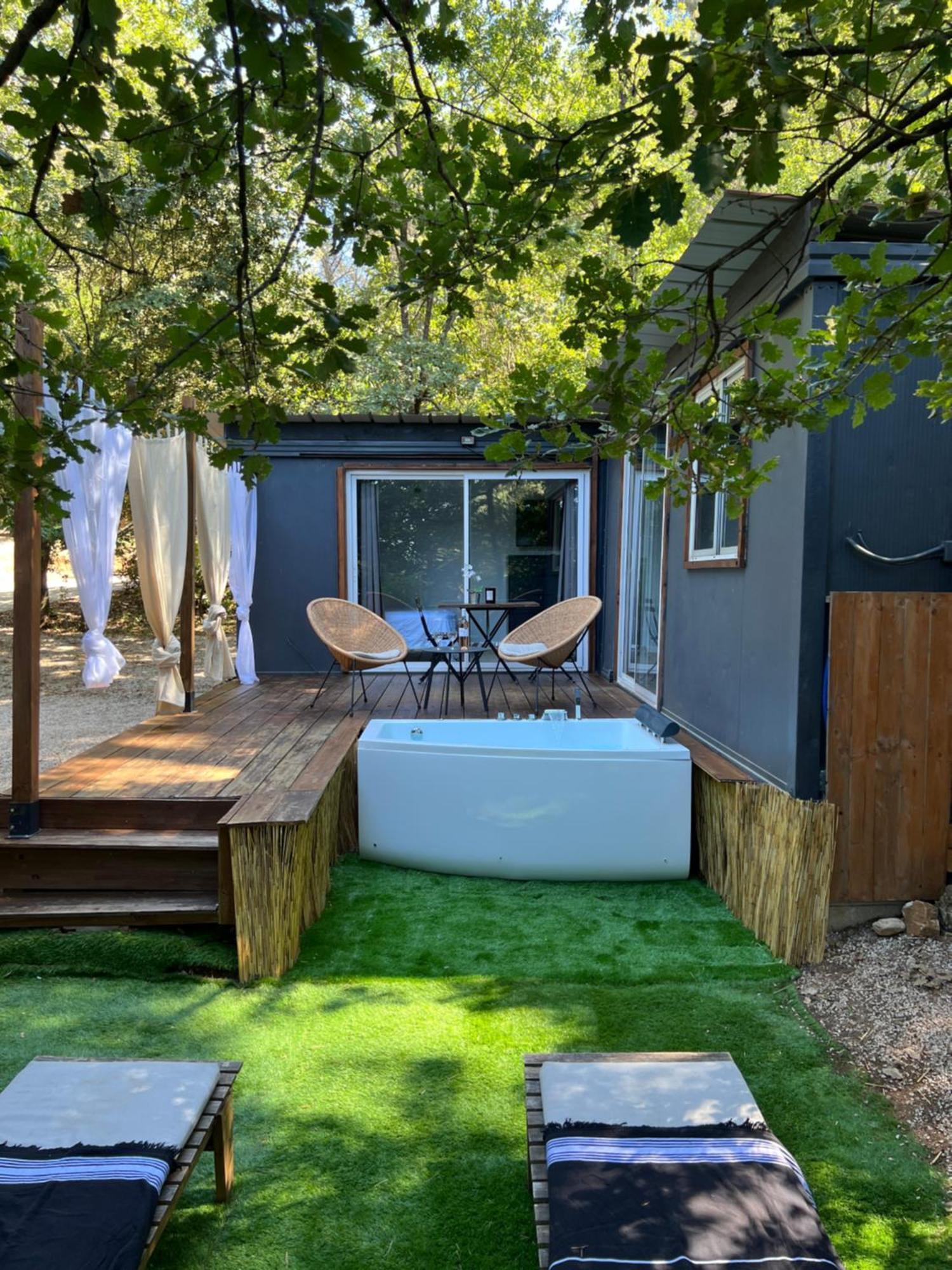 מרויי Superbe Cabane Jacuzzi Jardin Clim Wifi Parking מראה חיצוני תמונה